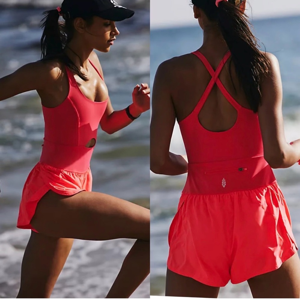 FREE PEOPLE MOVEMENT RIGHTEOUS RUNSIE ROMPER EXTRA SMALL BNWT